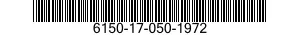 6150-17-050-1972 CABLE ASSEMBLY,SPECIAL PURPOSE,ELECTRICAL,BRANCHED 6150170501972 170501972