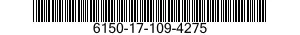 6150-17-109-4275 LEAD,ELECTRICAL 6150171094275 171094275