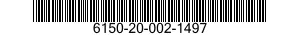 6150-20-002-1497 CABLE ASSEMBLY,POWER,ELECTRICAL 6150200021497 200021497