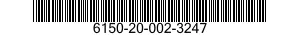 6150-20-002-3247 CABLE ASSEMBLY,POWER,ELECTRICAL 6150200023247 200023247