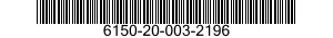 6150-20-003-2196 CABLE ASSEMBLY,SPECIAL PURPOSE,ELECTRICAL 6150200032196 200032196
