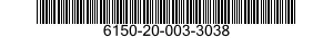 6150-20-003-3038 CABLE ASSEMBLY,POWER,ELECTRICAL 6150200033038 200033038