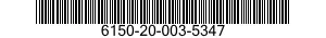 6150-20-003-5347 CABLE ASSEMBLY,SPECIAL PURPOSE,ELECTRICAL 6150200035347 200035347