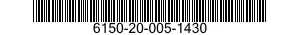 6150-20-005-1430 CABLE ASSEMBLY,SPECIAL PURPOSE,ELECTRICAL 6150200051430 200051430