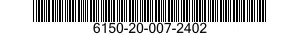 6150-20-007-2402 CABLE ASSEMBLY,SPECIAL PURPOSE,ELECTRICAL 6150200072402 200072402