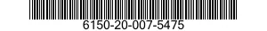 6150-20-007-5475 CABLE ASSEMBLY,SPECIAL PURPOSE,ELECTRICAL 6150200075475 200075475