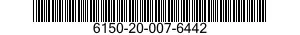 6150-20-007-6442 CABLE ASSEMBLY,POWER,ELECTRICAL 6150200076442 200076442