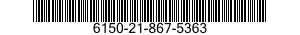 6150-21-867-5363 CABLE ASSEMBLY,POWER,ELECTRICAL 6150218675363 218675363