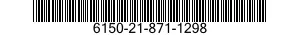 6150-21-871-1298  6150218711298 218711298