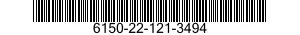 6150-22-121-3494 CABLE ASSEMBLY,SPECIAL PURPOSE,ELECTRICAL 6150221213494 221213494