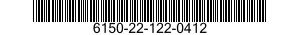 6150-22-122-0412 CABLE ASSEMBLY,SPEC 6150221220412 221220412