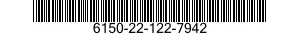 6150-22-122-7942 CABLE ASSEMBLY,SPECIAL PURPOSE,ELECTRICAL 6150221227942 221227942
