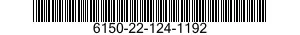 6150-22-124-1192 CABLE ASSEMBLY,SPEC 6150221241192 221241192