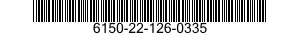 6150-22-126-0335 LEAD,ELECTRICAL 6150221260335 221260335