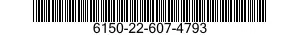 6150-22-607-4793 CABLE ASSEMBLY,SPECIAL PURPOSE,ELECTRICAL 6150226074793 226074793