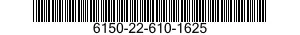 6150-22-610-1625 CABLE ASSEMBLY,POWER,ELECTRICAL 6150226101625 226101625