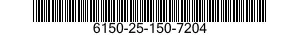 6150-25-150-7204 CABLE ASSEMBLY,SPECIAL PURPOSE,ELECTRICAL 6150251507204 251507204