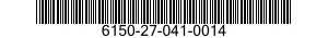 6150-27-041-0014 WIRING HARNESS SET,ELECTRICAL 6150270410014 270410014