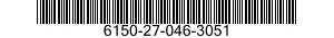 6150-27-046-3051 CABLE ASSEMBLY,SPECIAL PURPOSE,ELECTRICAL 6150270463051 270463051
