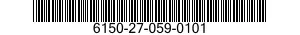 6150-27-059-0101 CABLE ASSEMBLY,POWER,ELECTRICAL 6150270590101 270590101