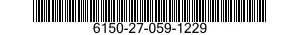 6150-27-059-1229 CABLE ASSEMBLY,POWER,ELECTRICAL 6150270591229 270591229