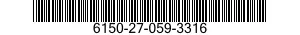 6150-27-059-3316 CABLE ASSEMBLY,SPECIAL PURPOSE,ELECTRICAL 6150270593316 270593316