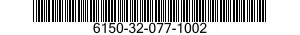 6150-32-077-1002 CABLE ASSEMBLY,SPECIAL PURPOSE,ELECTRICAL 6150320771002 320771002