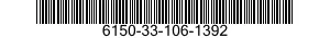 6150-33-106-1392 CABLE AND CONDUIT ASSEMBLY,ELECTRICAL 6150331061392 331061392