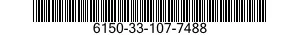 6150-33-107-7488 LEAD,STORAGE BATTERY 6150331077488 331077488
