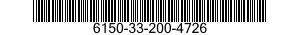 6150-33-200-4726 CABLE ASSEMBLY,SPECIAL PURPOSE,ELECTRICAL 6150332004726 332004726