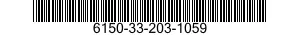 6150-33-203-1059 CABLE ASSEMBLY,SPECIAL PURPOSE,ELECTRICAL 6150332031059 332031059