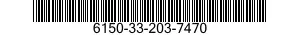 6150-33-203-7470 CABLE ASSEMBLY,SPECIAL PURPOSE,ELECTRICAL 6150332037470 332037470