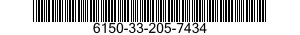 6150-33-205-7434 CABLE ASSEMBLY,SPECIAL PURPOSE,ELECTRICAL,BRANCHED 6150332057434 332057434