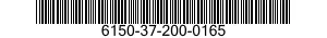 6150-37-200-0165  6150372000165 372000165