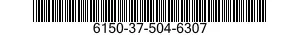 6150-37-504-6307 CABLE ASSEMBLY,SPECIAL PURPOSE,ELECTRICAL 6150375046307 375046307