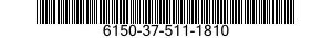 6150-37-511-1810 CABLE ASSEMBLY,SPECIAL PURPOSE,ELECTRICAL,BRANCHED 6150375111810 375111810