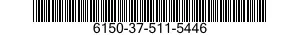 6150-37-511-5446 CABLE ASSEMBLY,SPECIAL PURPOSE,ELECTRICAL 6150375115446 375115446