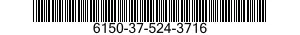 6150-37-524-3716 LEAD,STORAGE BATTERY 6150375243716 375243716