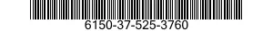 6150-37-525-3760 CABLE ASSEMBLY,POWER,ELECTRICAL 6150375253760 375253760