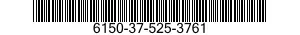 6150-37-525-3761 CABLE ASSEMBLY,POWER,ELECTRICAL 6150375253761 375253761