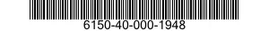 6150-40-000-1948 CABLE ASSEMBLY,POWER,ELECTRICAL 6150400001948 400001948