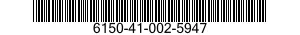 6150-41-002-5947  6150410025947 410025947