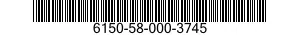 6150-58-000-3745 CABLE ASSEMBLY,POWER,ELECTRICAL 6150580003745 580003745