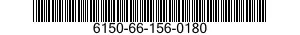 6150-66-156-0180 CABLE ASSEMBLY,SPECIAL PURPOSE,ELECTRICAL 6150661560180 661560180