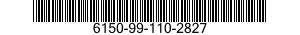 6150-99-110-2827  6150991102827 991102827
