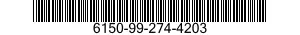 6150-99-274-4203 LEAD,ELECTRICAL 6150992744203 992744203