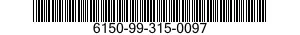 6150-99-315-0097 CABLE ASSEMBLY,SPECIAL PURPOSE,ELECTRICAL 6150993150097 993150097