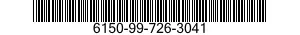 6150-99-726-3041 CABLE ASSEMBLY,SPECIAL PURPOSE,ELECTRICAL 6150997263041 997263041