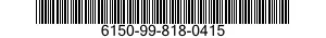 6150-99-818-0415 CABLE ASSEMBLY,SPECIAL PURPOSE,ELECTRICAL,BRANCHED 6150998180415 998180415