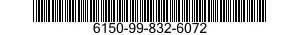 6150-99-832-6072 CABLE ASSEMBLY 6150998326072 998326072